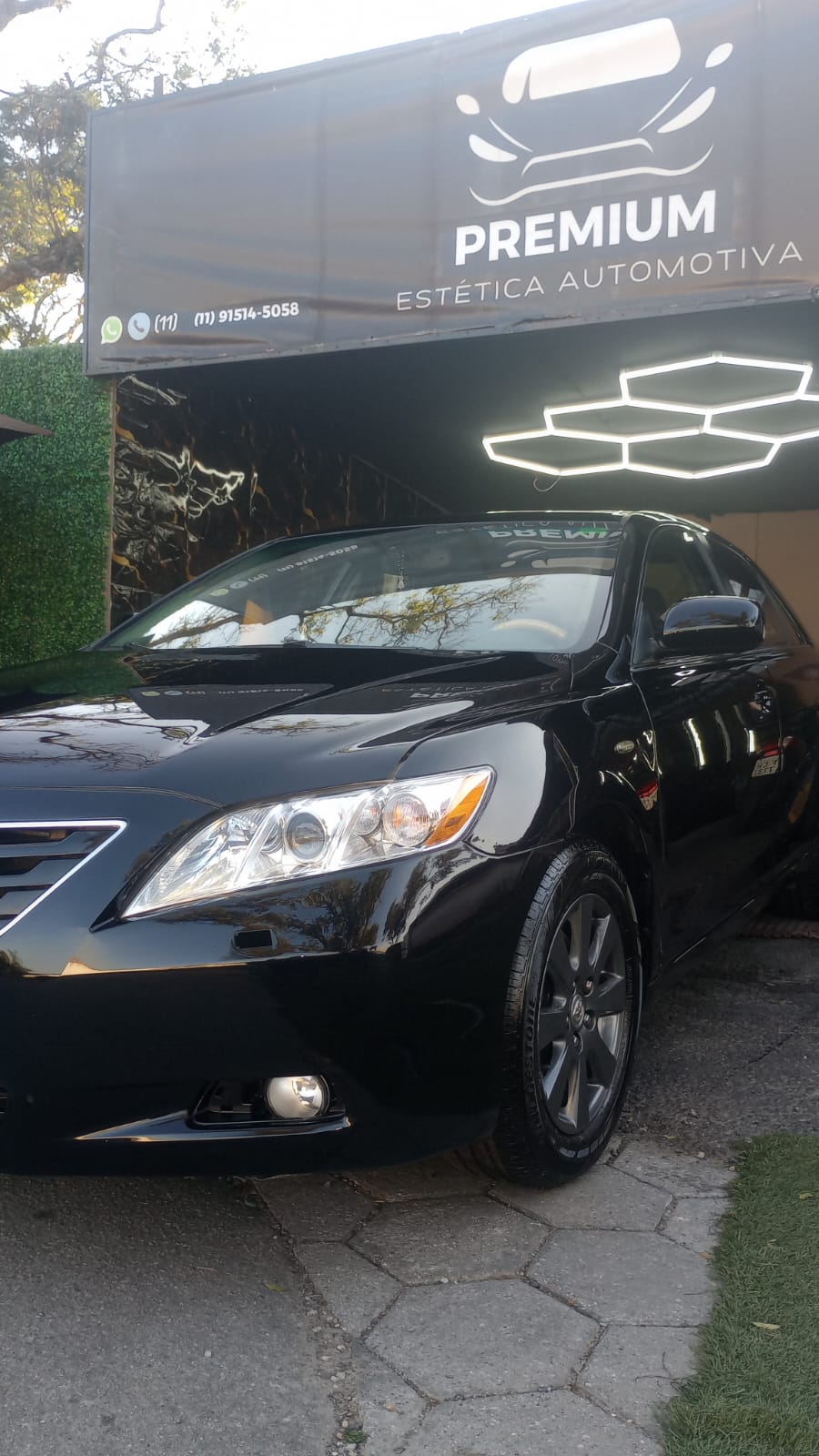 Detalhe de estética automotiva